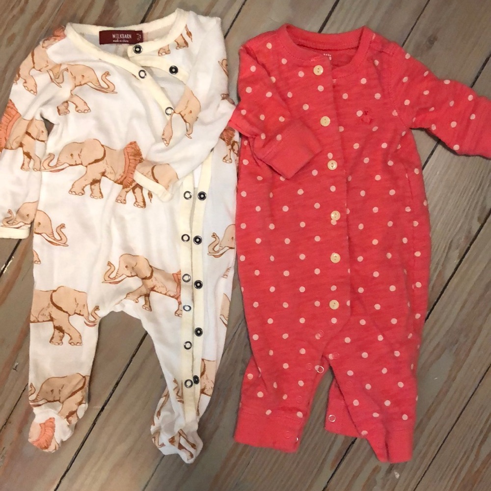Milkbarn and Baby Gap outfits